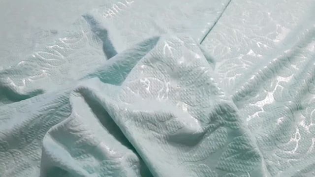 Трикотаж жаккард стрейч с напылением цвет мята смотреть онлайн