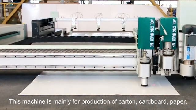 Цифровая биговка и резка мелованного картона осциллирующим ножом EOT на режущем плоттере AOL 1625PA смотреть онлайн