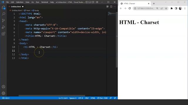 HTML Charset Explained | Charset UTF-8 HTML | Meta Charset Tag in HTML | HTML Tutorial | SimpliCode