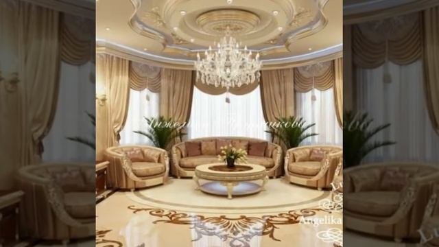 Современная роскошь интерьер. Дворцовый стиль