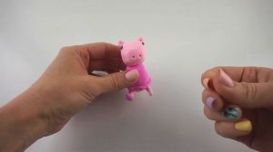 Лепим сами! Свинка Пеппа из воздушного пластилина. Peppa Pig