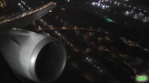 United 767-400 EPIC ROAR Night Takeoff from Newark Liberty!