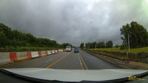 Driving, the road from the city of Gorno-Altaisk to Novosibirsk.