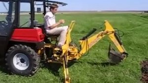 Экскаватор на Беларус 320