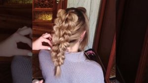 3D коса/Плетение/Плетение косы/причёска/вечерняя причёска/объемные косы/hair/hairstyle/hairstylist