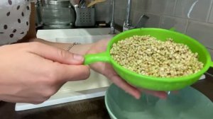 Проращивание зеленой гречки