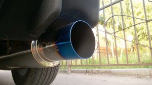Lancer X выхлоп