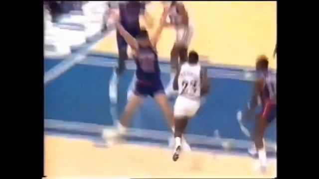 Mitch Richmond Warriors 25pts 10rebs 5asts vs Pistons (1990) смотреть онлайн