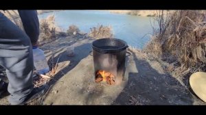 Рыбалка в Реке Заравшан | Ловим и готовим Уха | Baliq ovi Zarafshon daryosida uha shurvo Lazzat