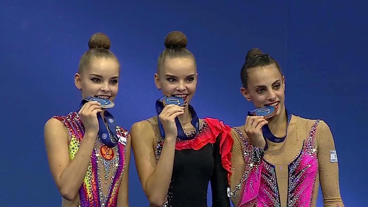 Сборная России победила в медальном зачете Чемпионате мира по художественной гимнастике в Италии