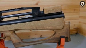 Пневматическая винтовка Дубрава Анчутка Буллпап 6.35 мм V4 (300 мм, Орех) видео обзор 4k