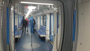 81-765/766/767 "Москва" в оборотном тупике за станцией "Планерная"