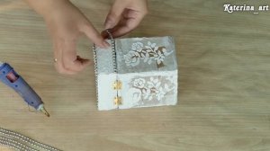 Красивая шкатулка из картона /Своими руками/DIY/Beautiful box made of cardboard / Do it yourself