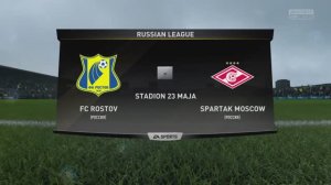 Ростов - Спартак 5 тур Чемпионата России по футболу Премьер лига 19/20 FIFA 18 PS4