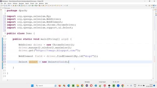How to select an option in Dropdown field (Selenium Interview Question #313)