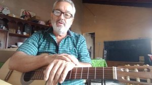 Milonga fácil y sencilla,punteo,canto y acompañamiento en guitarra