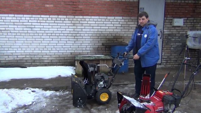 Снегоуборщики хонда и чемпион. Обзор, сравнение.