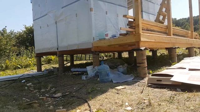 Биозащита каркасного дома. Дёшево и практично! смотреть онлайн