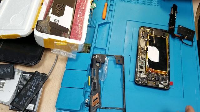 Asus ROG ZS600KL Z01QD replacement LCD , disassemble.Asus ROG ZS600KL Z01QD замена дисплея . смотреть онлайн