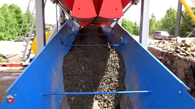 РБМ-30 (мобильный бетонный завод в работе) смотреть онлайн