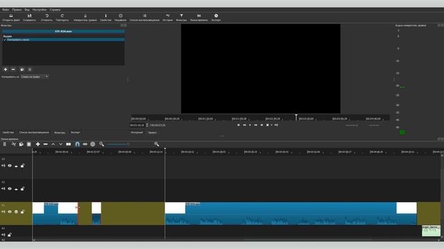 Shotcut уроки на русском /2: работа со звуком смотреть онлайн