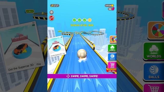 Going Balls: Portal Run vs Epic Race10 vs bonus level - Gameplay NEW UPDATE GAME LEVEL 1826