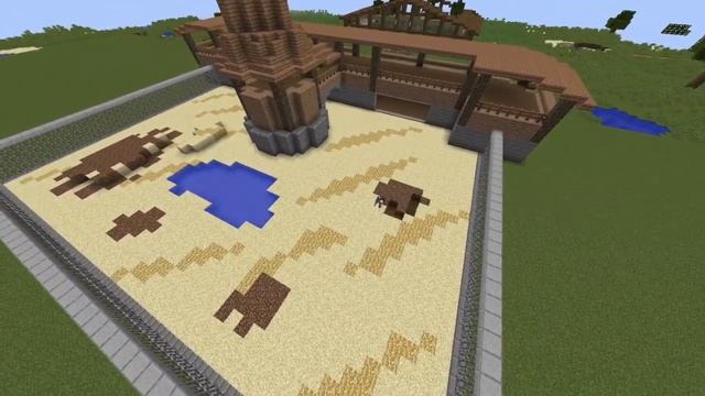 Megalania enclosure building | Minecraft Fossils and Archaeology Mod смотреть онлайн