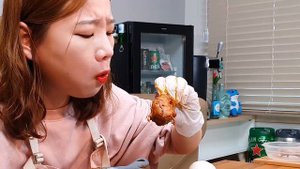 🍗매운마늘찜닭+닭다리볶음밥🍳 닭다리찜닭엔 매운고춧가루 + 다진마늘 팍팍쳐야 제맛 😎🔥 먹방 Korean Food MUKBANG ASMR EATINGSHOW REALSOUND 요리