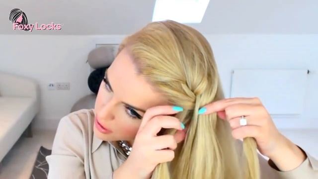 Легкая прическа на каждый день смотреть онлайн