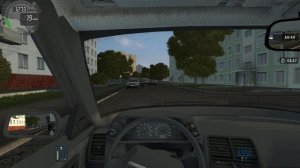 City Car Driving (начинающий) - движение по дворовой территории | обычный | Logitech g29
