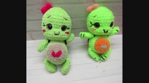 МК милая черепашка АМИ вязаная крючком из плюшевой пряжи