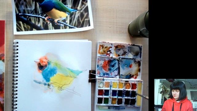 Акварельный скетчинг в жизни (вебинар) смотреть онлайн