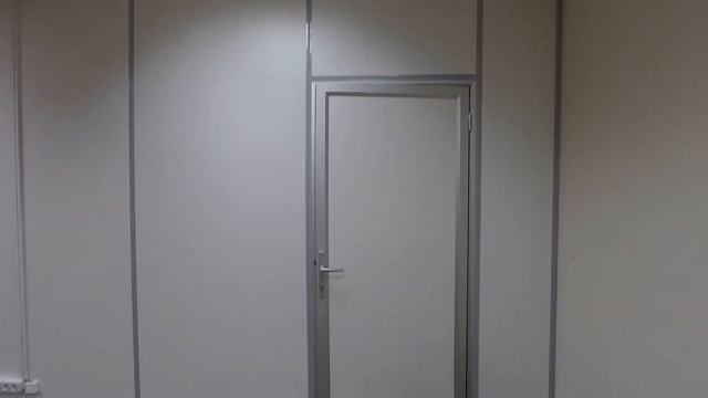 Глухие межкомнатные офисные перегородки из ДСП и ГКЛ (гипсокартон) в алюминиевом профиле смотреть онлайн