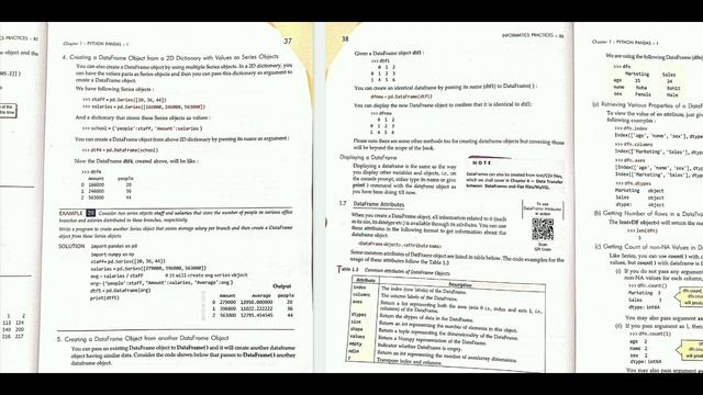 Class 12 Python Pandas  Information Practises In Hindi || #2 By Sumita Arora