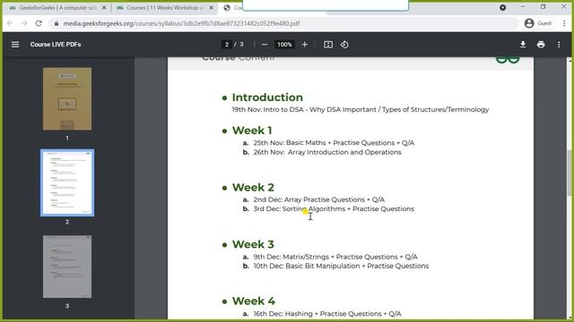 GeeksforGeeks Free DSA Course With Certificate| Data Structure &  Algorithm | Learn DSA & Get Place