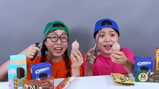 Шоколадное мороженое Мукбанг DONA ДОНА Русский смотреть онлайн