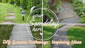 DIY garden pathways ideas. Садовые дорожки своими руками