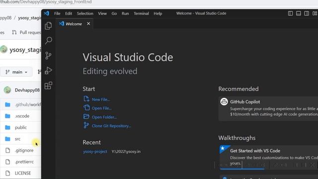 Run Github Project In Visual Studio | Github Repository In Visual Studio Code | Repository Clone смотреть онлайн