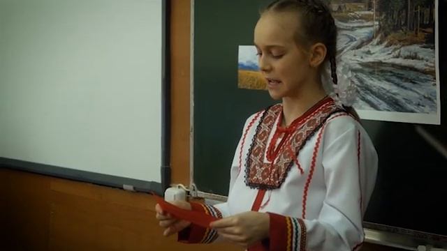 фрагмент урока эрзянского языка в 4 классе "Тиринь мастром" смотреть онлайн