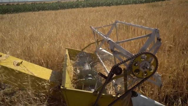 Мини комбайн из мотоблока смотреть онлайн