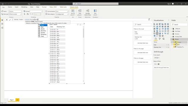 Power BI - #13 Weekday Number смотреть онлайн