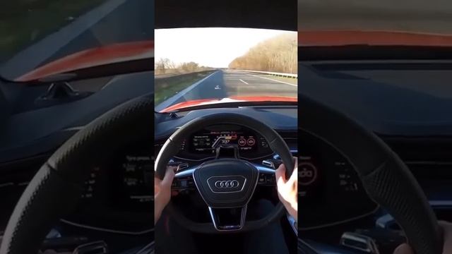 AUDI  RS6  MTM going at 354 km/h  (220 mph)