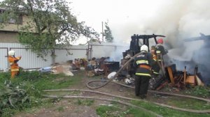пожар в частном доме ул  масюковщина 22.05.2016