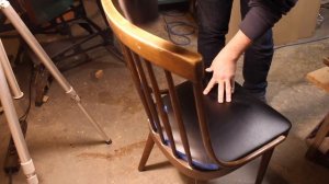 Mid Century Chair Restoration | Refinish | Reglue
