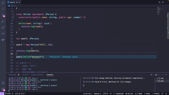 آموزش تایپ اسکریپت - 24 - کلمه کلیدی readonly و چرا باید از interface ها استفاده کنیم смотреть онлайн