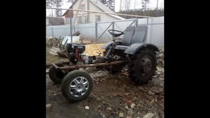 Самодельный минитрактор Дв 15 лс