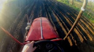 Посадка картофеля Самодельной Сажалкой