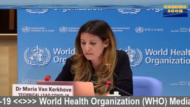 Dr Maria Van Kerkhove "This pandemic does not take away our laughter."