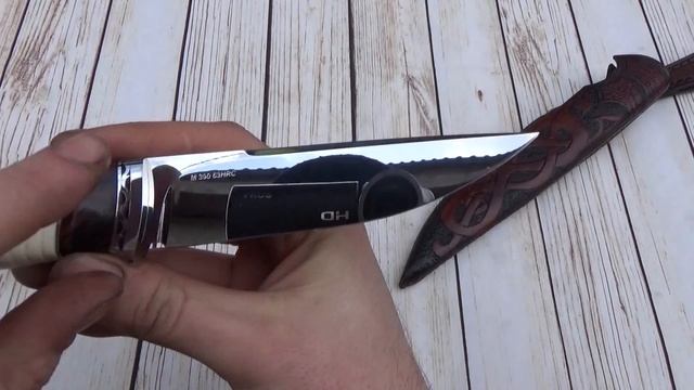 ПРОДАН! Скандинавский нож с радиусными вставками смотреть онлайн