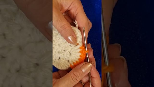 Вязаные крючком из шестиугольных мотивов тапочки-сапожки.Как связать мотив?Подробный мастер-класс